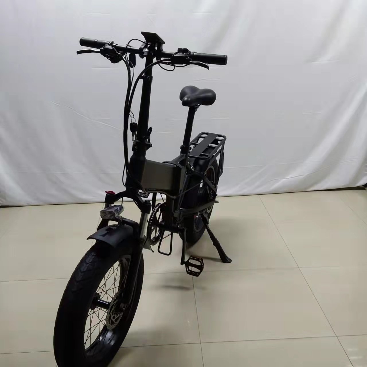 1000W Bafang Motor 52V 21Ah Electric Fat Bike City e Bike full Suspension Hydraulic brake 55km/h 20" Electric Folding Bike