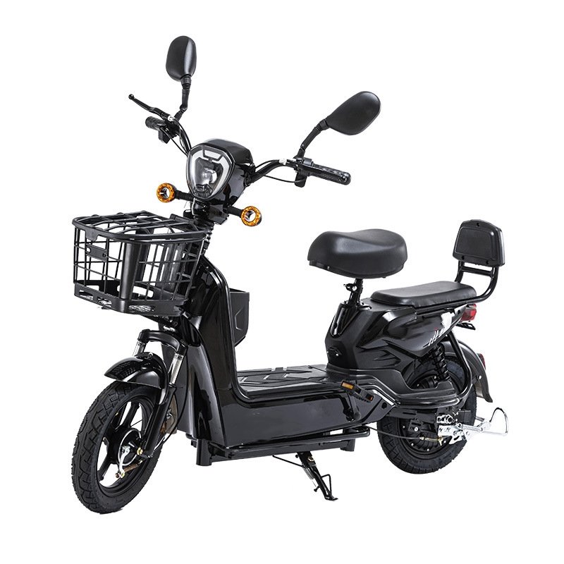 Export Hot Sale Quality Light Electric City Bike 2 Seats 350w Electric Bike 48v 500W Electric Cargo Bike Moped Scooter for Adult