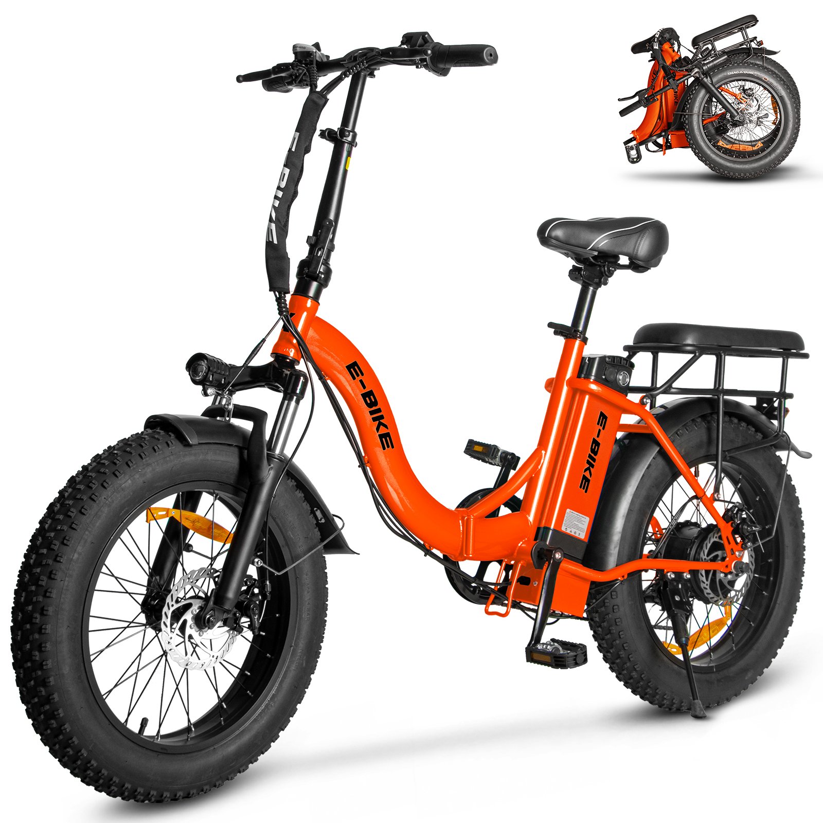 2024 New Design foldable electric city bike 20x4inch fat tire electric city bicycle folding e bike