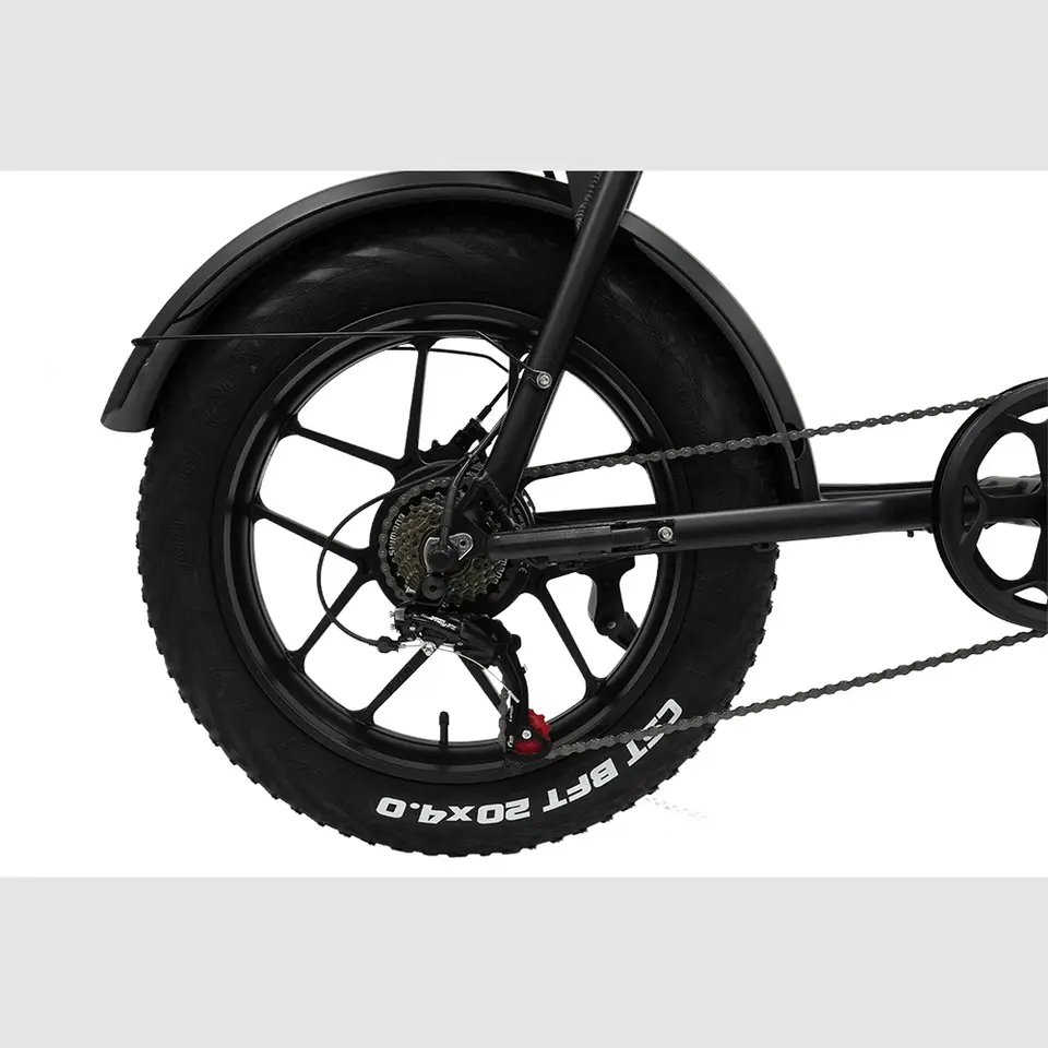 TOODI K20 EU Warehouse Stock 48V 15AH Finely Processed Aluminum Alloy Mountain Bike 20 Inch Bicycle