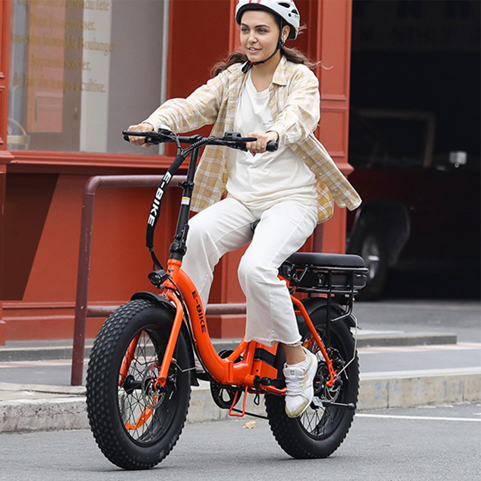 20x4" Fat Tire Electric Bike 500W 48V Electric Mountain Bicycle Beach Snow City Ebike