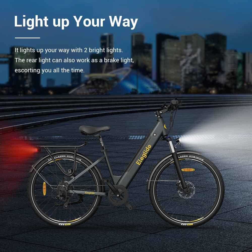 Poland Stock Eleglide T1 STEP-THRU 36V Controller Motor Max Power 250W All Terrian 27.5 Inch Adult Electric Bike
