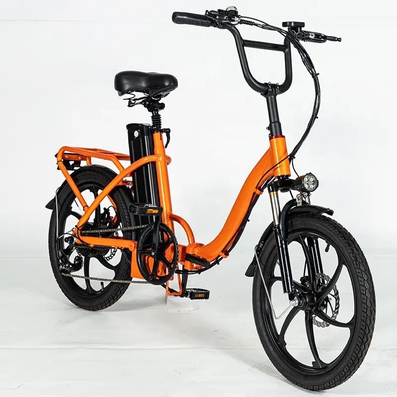 High End Folding Ebike Aluminum alloy frame hiddern LI-battery Bike Mountain Bicycle Electric City Bike