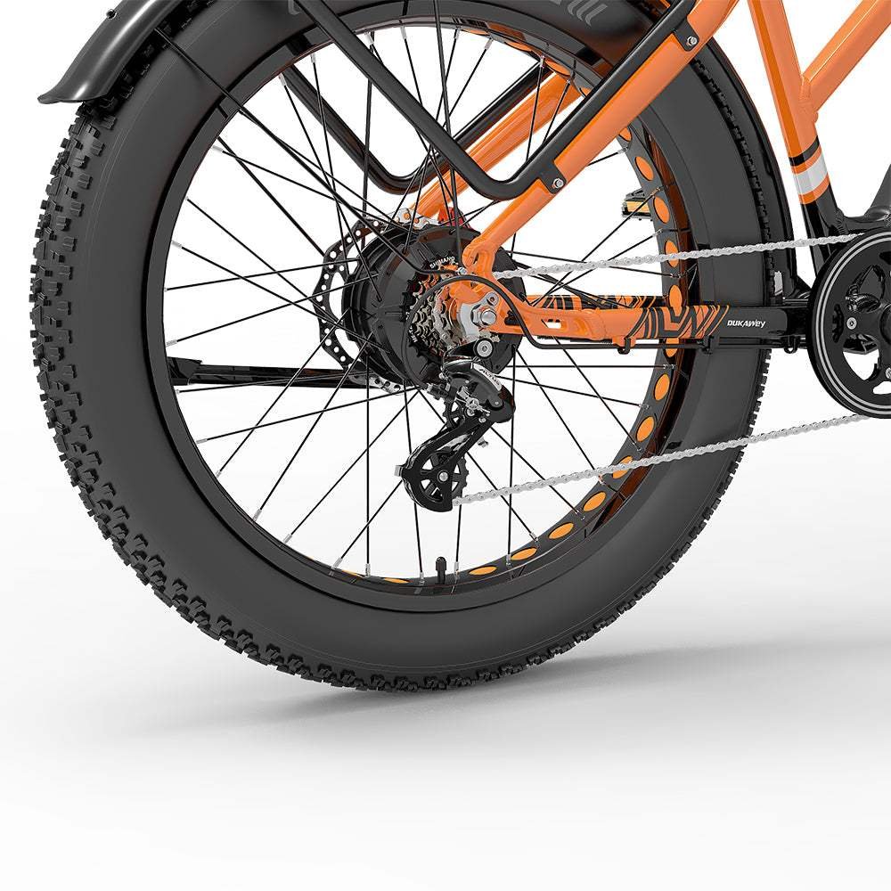Dukawey DM530 plus 1000W electric bike 26 inches fat bike 52V 20Ah electric mountain bike emtb