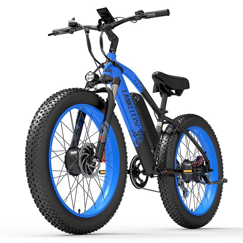 us eu uk stock lankeleisi MG740 Plus 2000W Dual Motor Electric Dirt Bike 26 inch e mountain bike 48V 20Ah electric bicycle