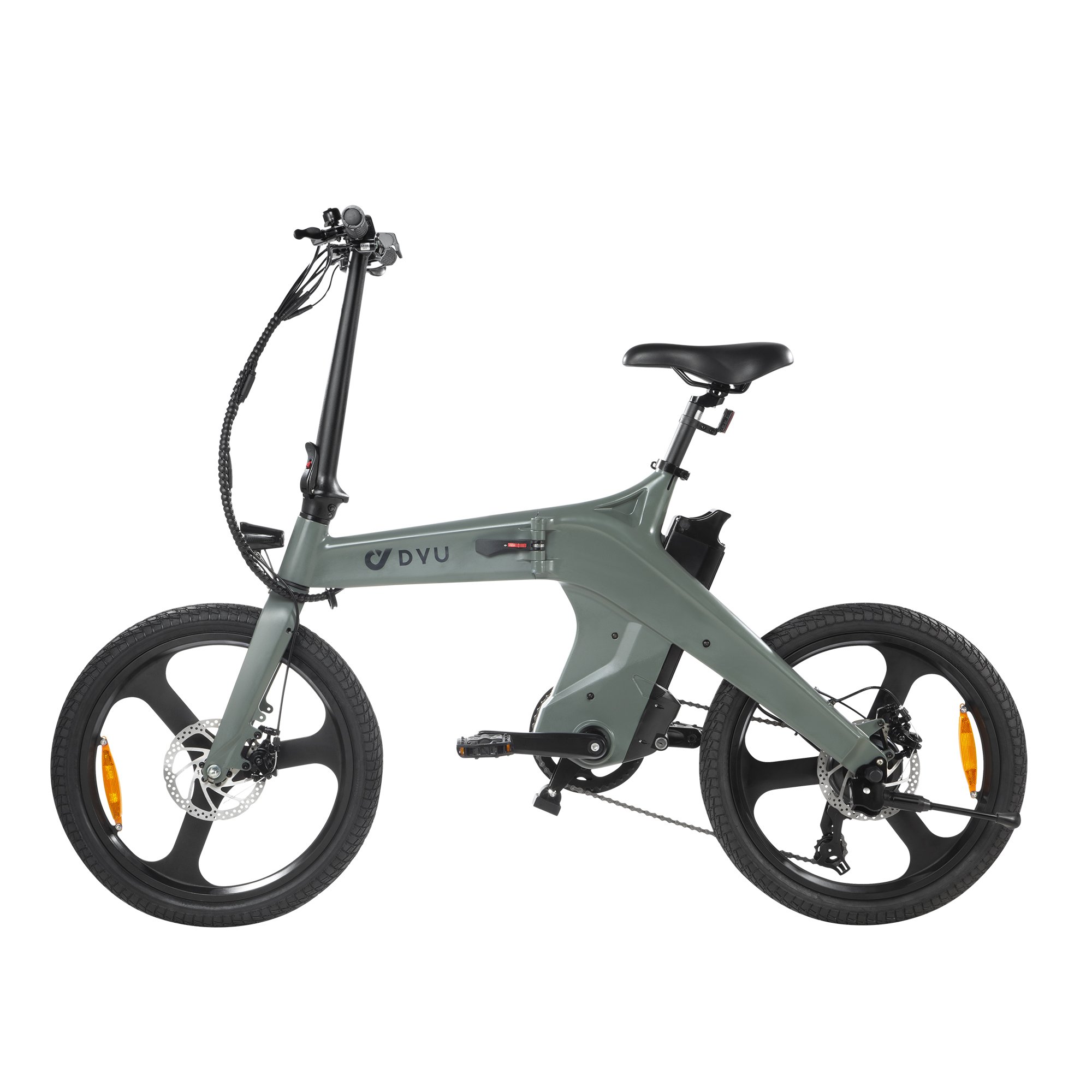 Drop shipping DYU T1 20'' Folding electric city bicycle Electric Hybrid Bike with shimano 7 speed transmission for adults