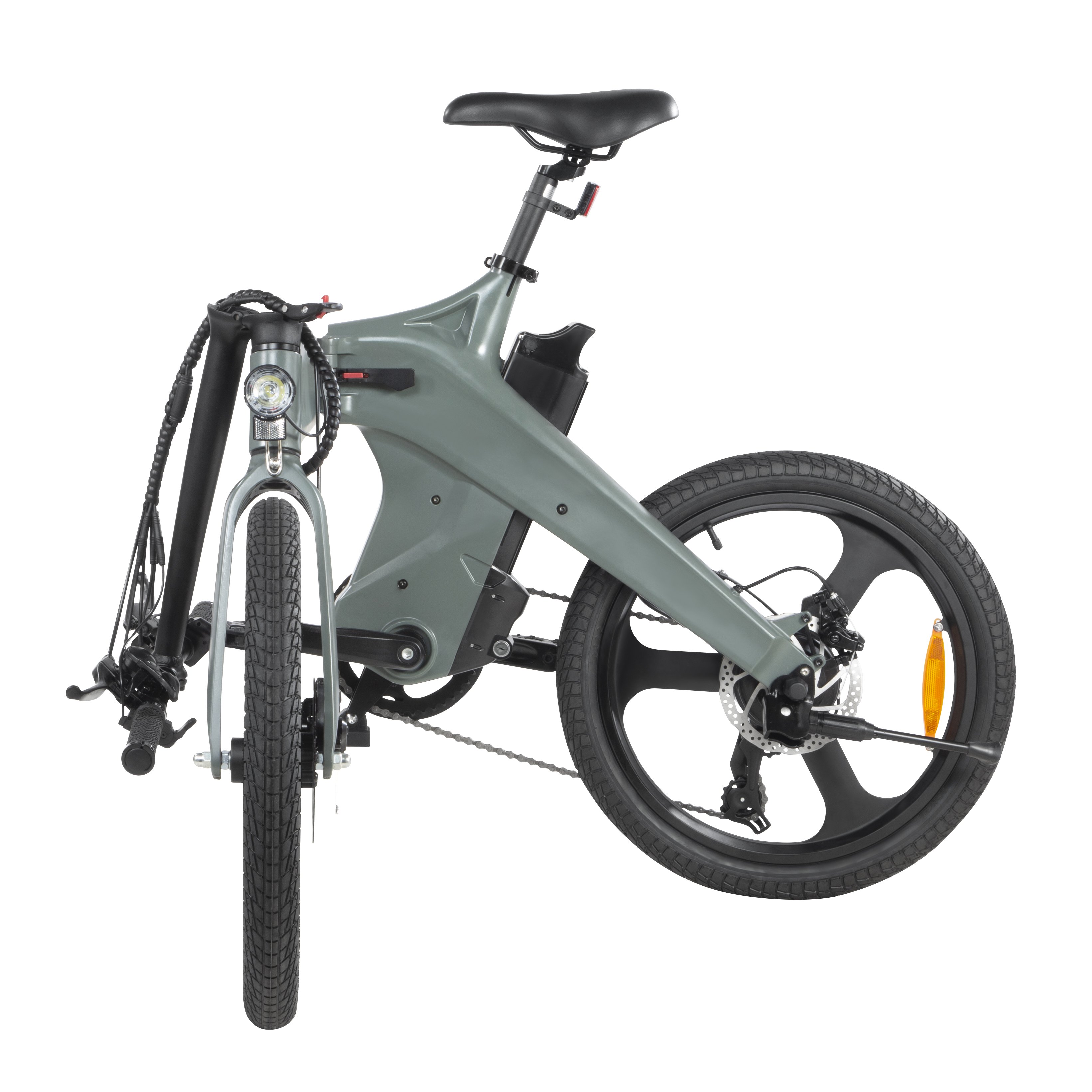 Drop shipping DYU T1 20'' Folding electric city bicycle Electric Hybrid Bike with shimano 7 speed transmission for adults