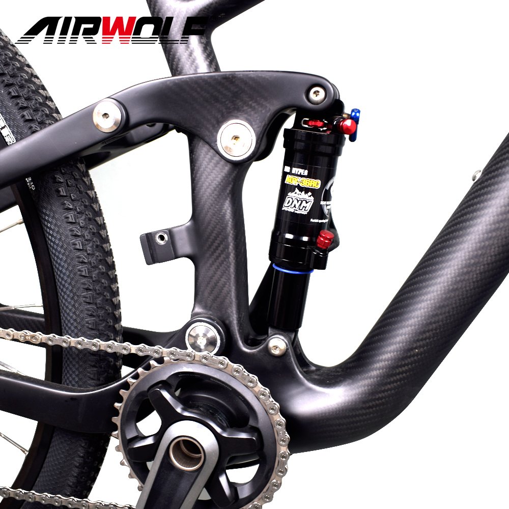 Airwolf SH1MANO M370 GroupSet Enduro Suspension Bicycle Frame Carbon Mountain Bike Disc Brake
