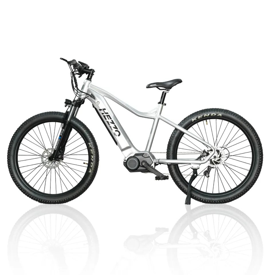 HEZZO 48V 500W Mid Drive Ebike Powerfur Electric Mountain Bike 15ah cheap Electric Bicycle