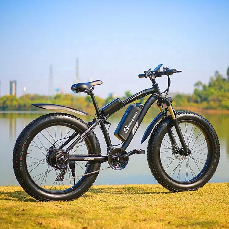 2023 Hot Selling 500W EU Warehouse Bicicleta Electrica Fat Tire 15Ah Powerful Dual Suspension Off-Road Adult Electric Bike