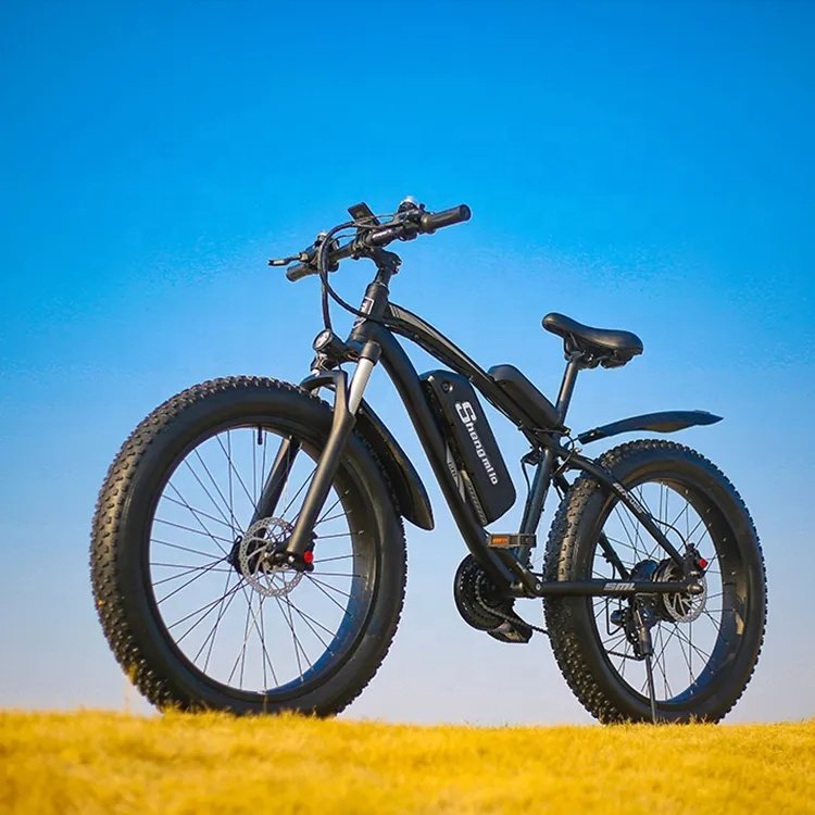 2023 Hot Selling 500W EU Warehouse Bicicleta Electrica Fat Tire 15Ah Powerful Dual Suspension Off-Road Adult Electric Bike