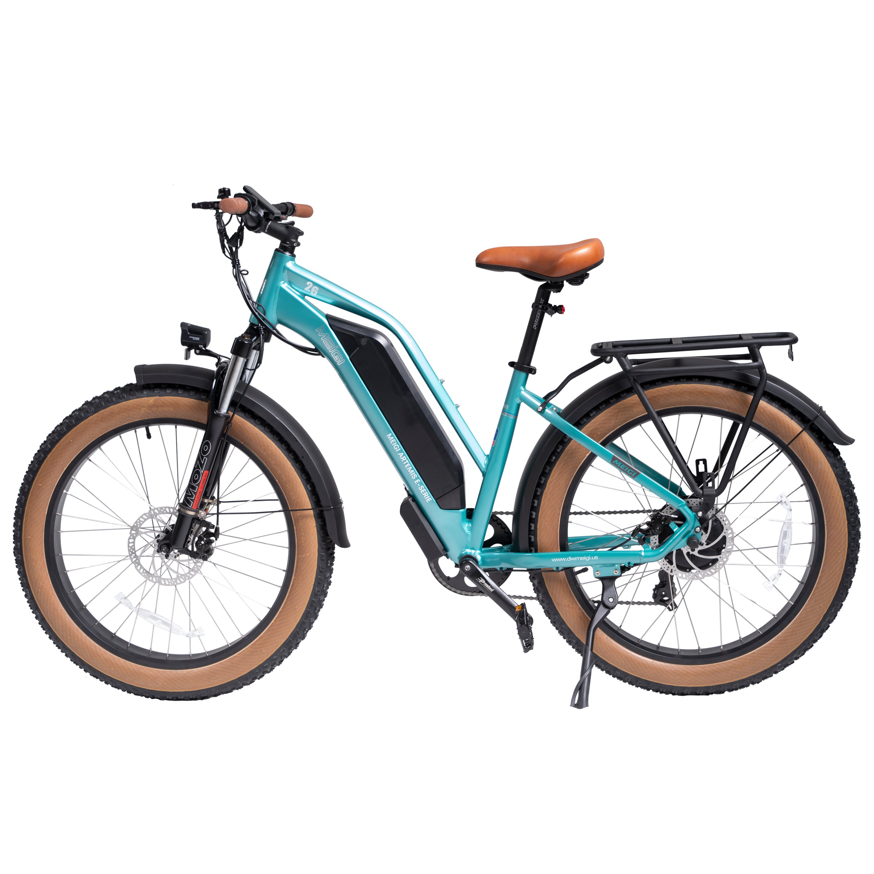 MEIGI big wheel electric bike electric bicycle electric mountain bike bafang 750w fat tire electric folding bike 26 inch