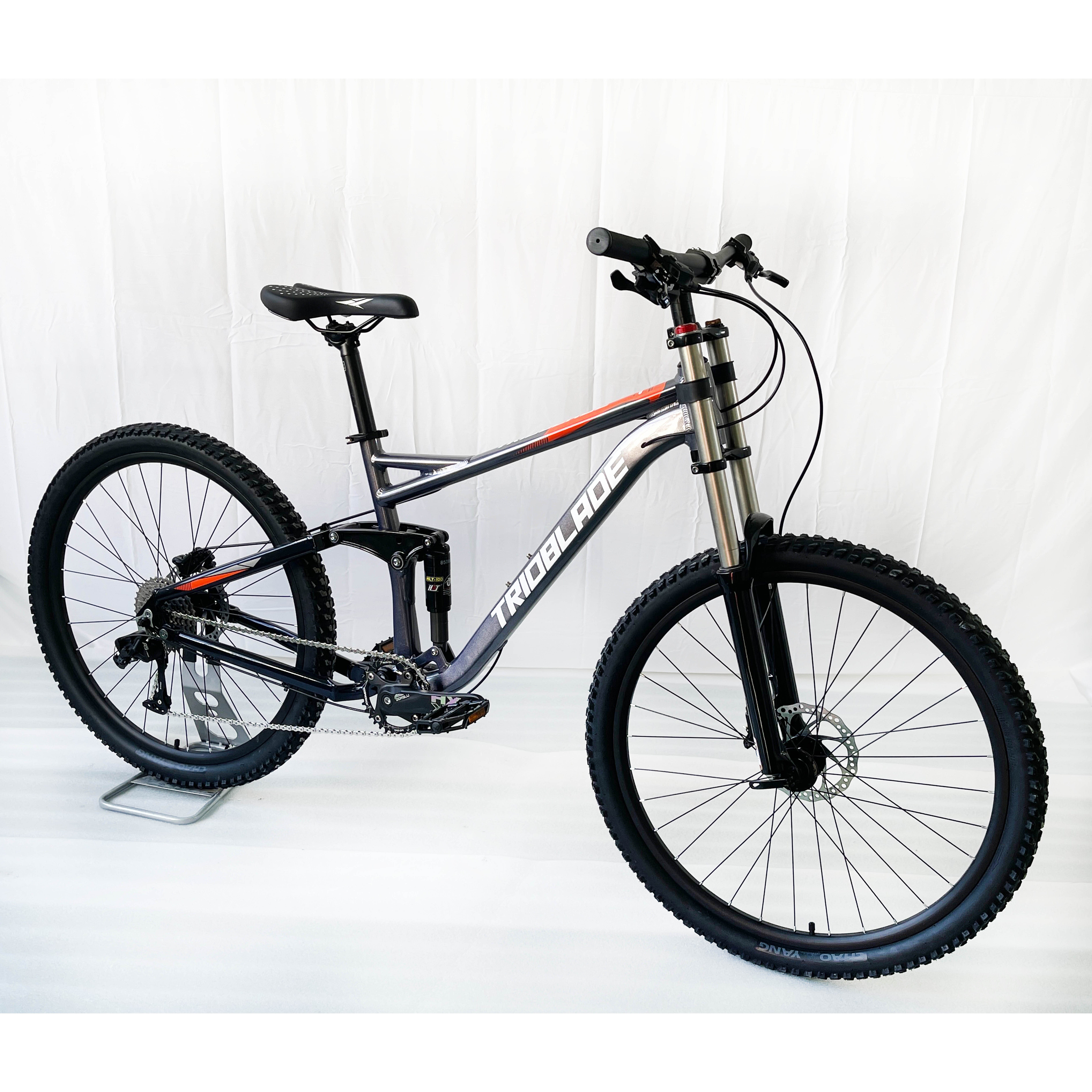 Trioblade 27.5 aluminium alloy frame 10s hydraulic disc brake rear shock downhill mountain bike