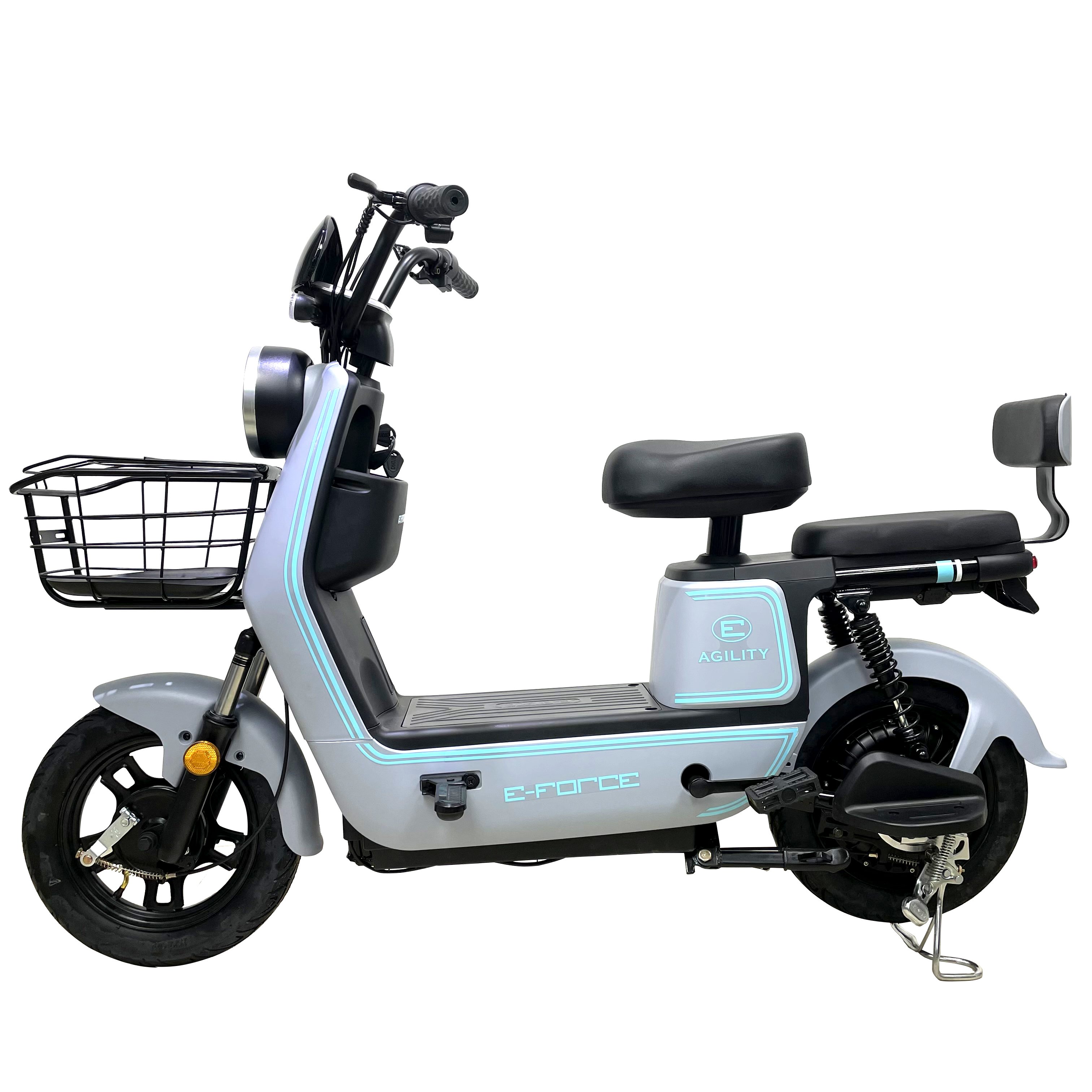 500w 2 Wheel Scooter Electric Moped 14*2.5inch Vacuum Tyre Single Speed Scooter Electric City Bike