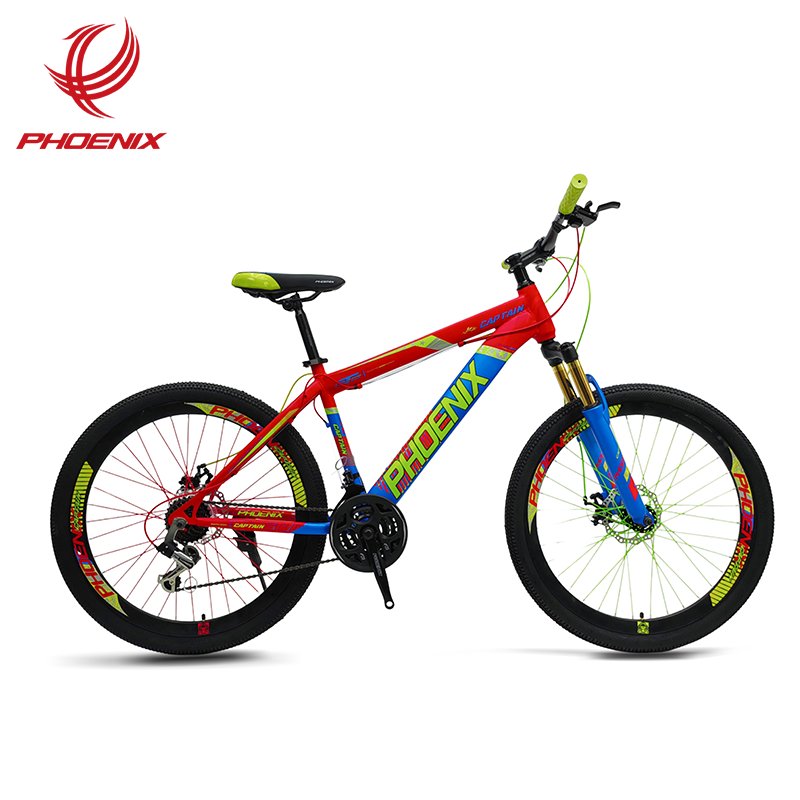Phoenix Cheep Best Design MTB Bicycle 26 inch steel frame 24 speed Disc Brake Bicycle Adult Mountain Bike