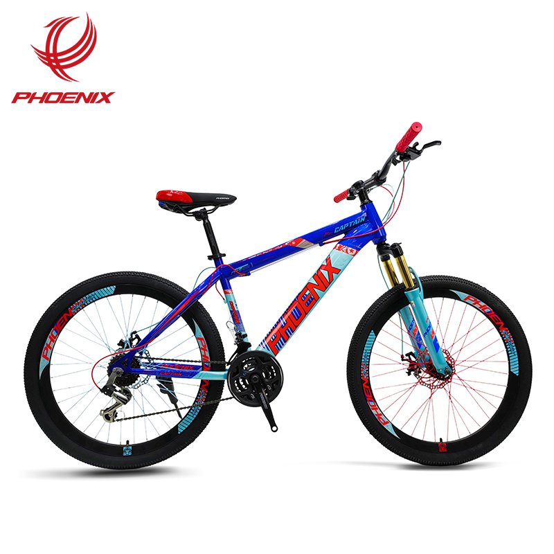 Phoenix Cheep Best Design MTB Bicycle 26 inch steel frame 24 speed Disc Brake Bicycle Adult Mountain Bike