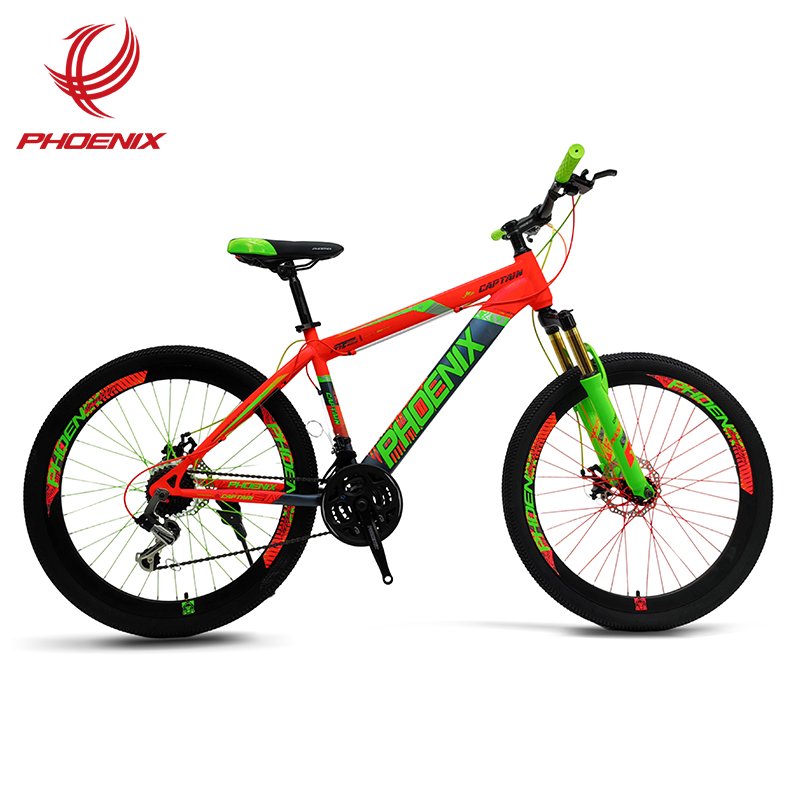 Phoenix Cheep Best Design MTB Bicycle 26 inch steel frame 24 speed Disc Brake Bicycle Adult Mountain Bike