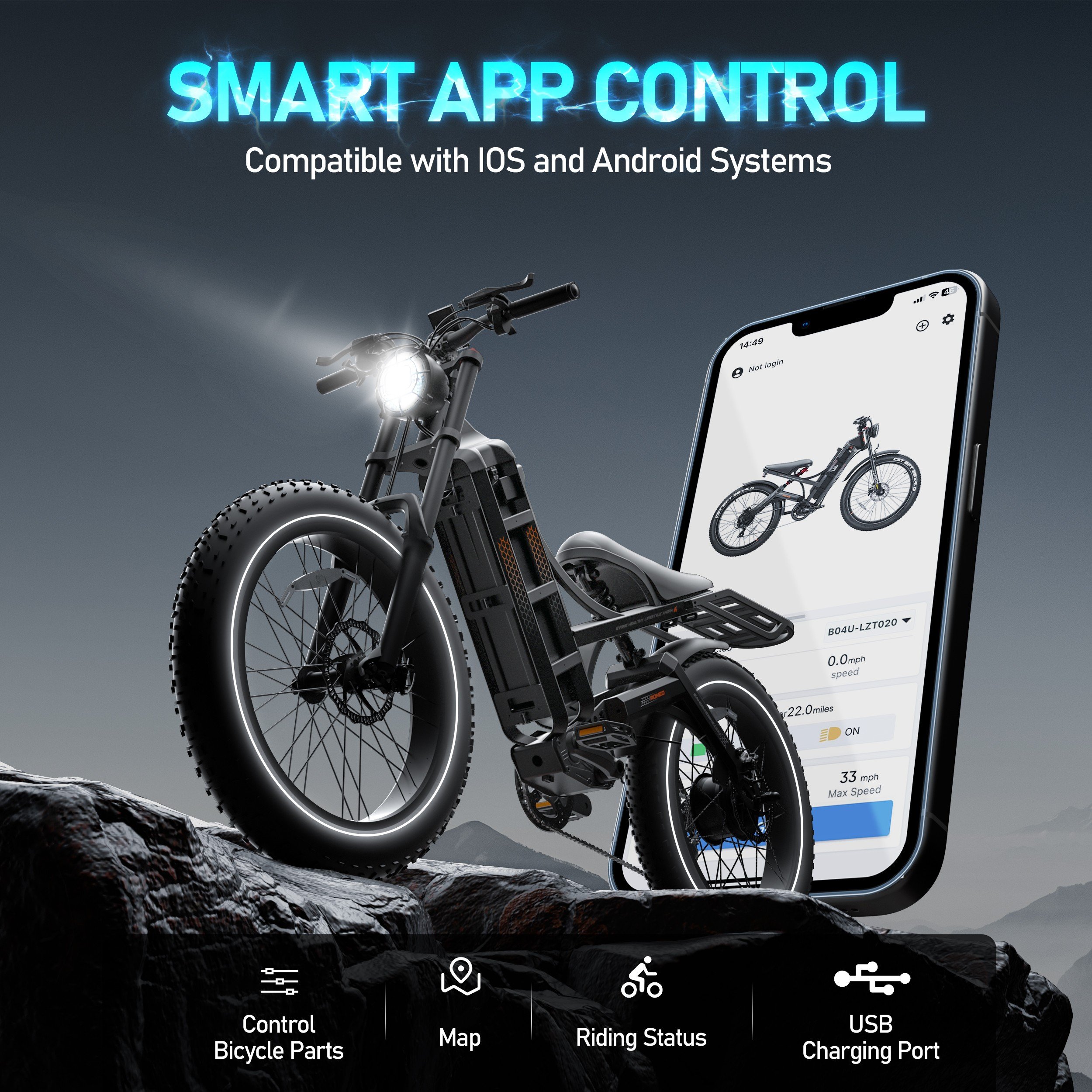 Eahora Romeo Pro 1600W elektric CITY dirt 2024 bicicleta cycle futuristic men european warehouse rower fat tire electric bike