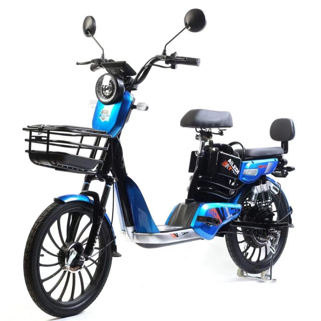 Electric City Bike Custom Color 20inch with Large Basket Electronic Powerful Electric Bike Bicycle Ebike