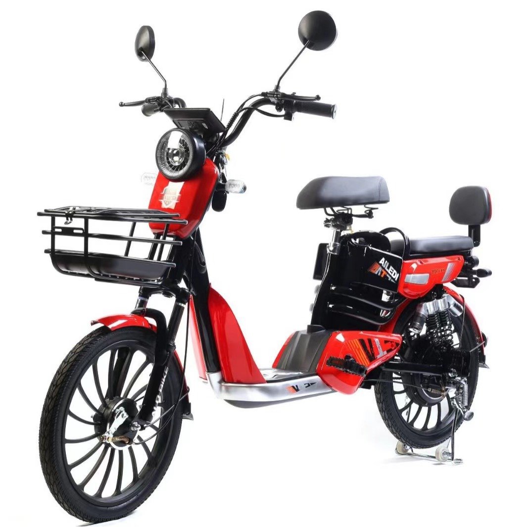Electric City Bike Custom Color 20inch with Large Basket Electronic Powerful Electric Bike Bicycle Ebike