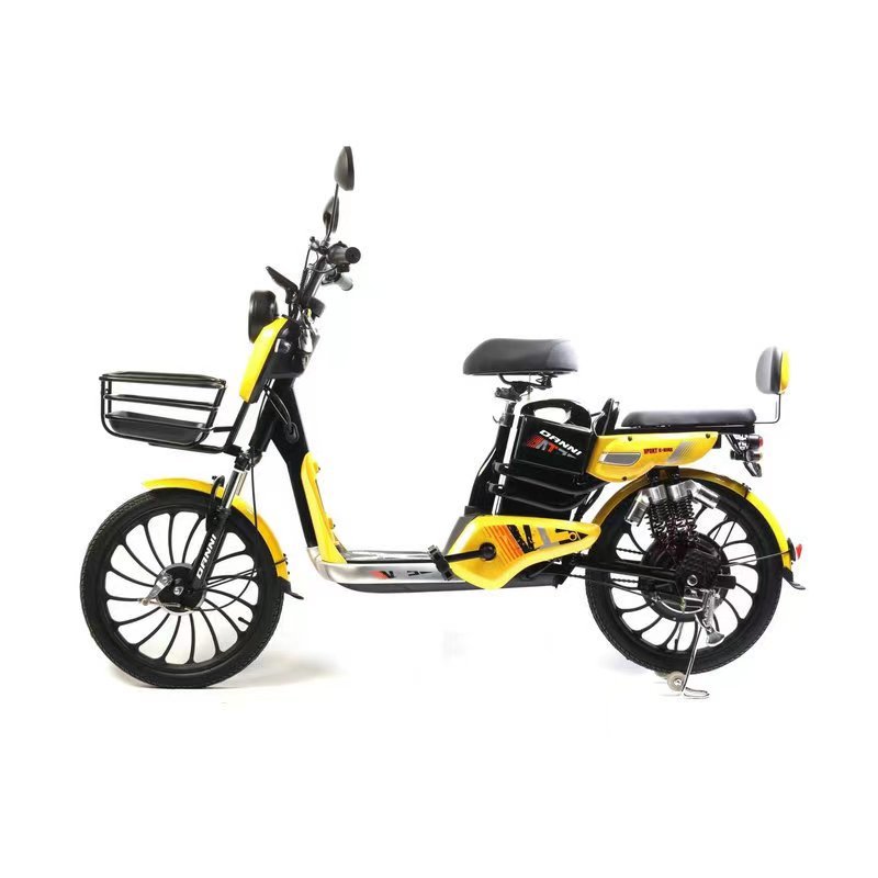 Electric City Bike Custom Color 20inch with Large Basket Electronic Powerful Electric Bike Bicycle Ebike