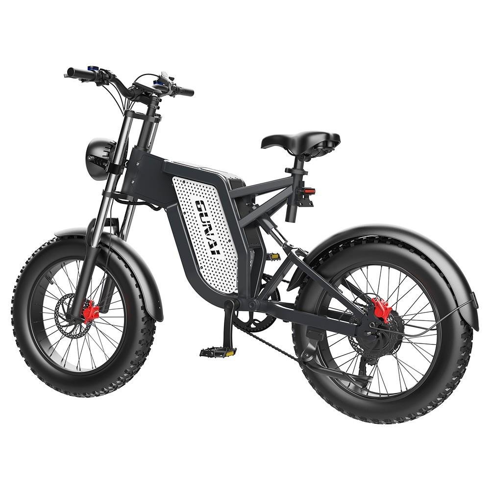 GUNAI MX25 Electric Mountain Bike 20*4.0 Inch Fat Tires 1000W Brushless Motor 50Km/h Max Speed 48V 25Ah