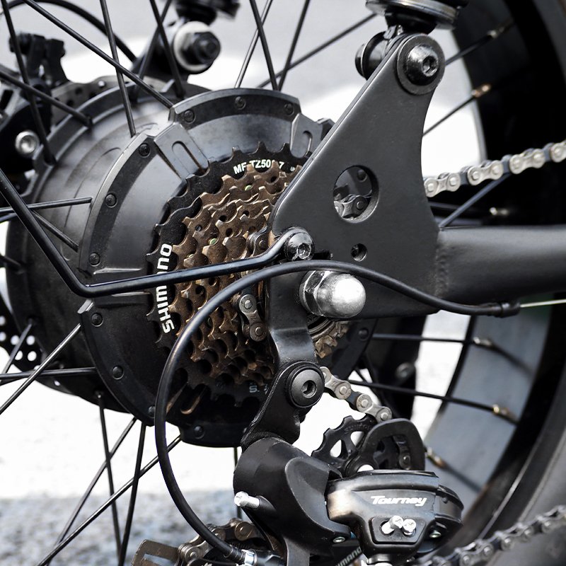 Riding'times Electric Hybrid City Bike 250W/500W Moto 25Kmh Ebike with 48V Lithium Battery Fatbike