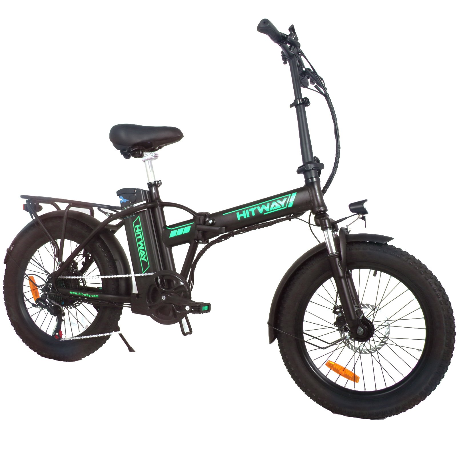 HITWAY Electric Bike 350W 36V 20Inch 11.2Ah Wire Spoked Wheels EU Warehouse Stock Fat Tire City Bike Elettriche