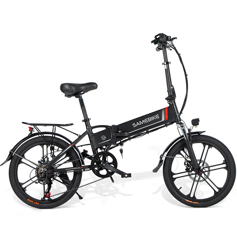 european warehouse 20 inch samebike 20LVXD30-II 7 speed 350w 48v10ah lithium folding electric city bike