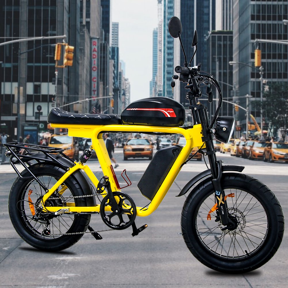 7 Speed 1000w Dual Motor Electric Bicycle 20 Wheel Size Fat Tire Electric Mountain Bike Adult Cheap Electric Bike 48v E-Bike