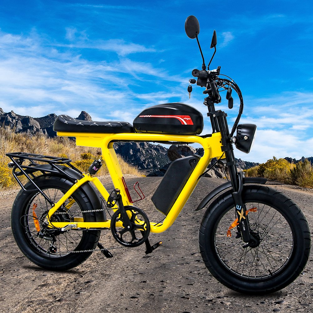 7 Speed 1000w Dual Motor Electric Bicycle 20 Wheel Size Fat Tire Electric Mountain Bike Adult Cheap Electric Bike 48v E-Bike