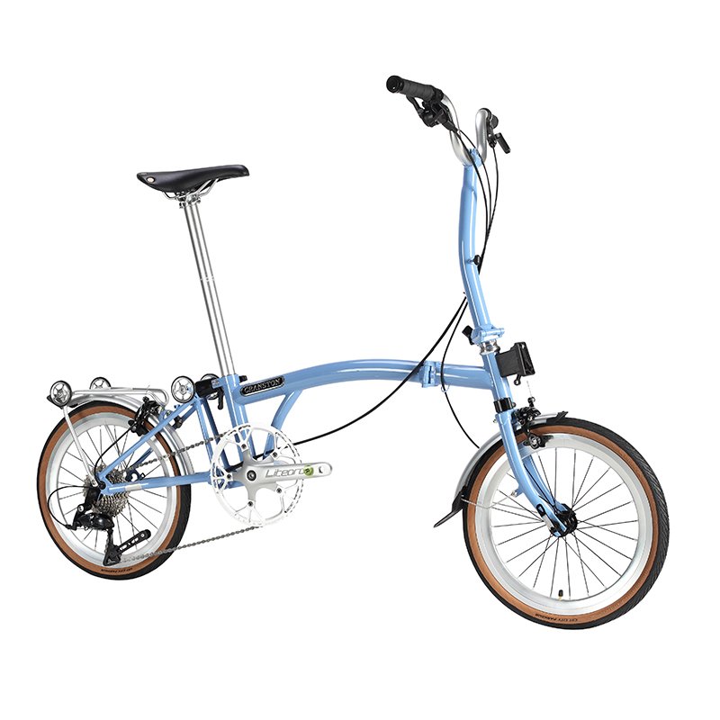 9 Speed Folding Bicycle Ultra Light Portable 20 Inch Adult Students Change Speed Mini Bikes Bicycle Aluminum Alloy Mountain Bike