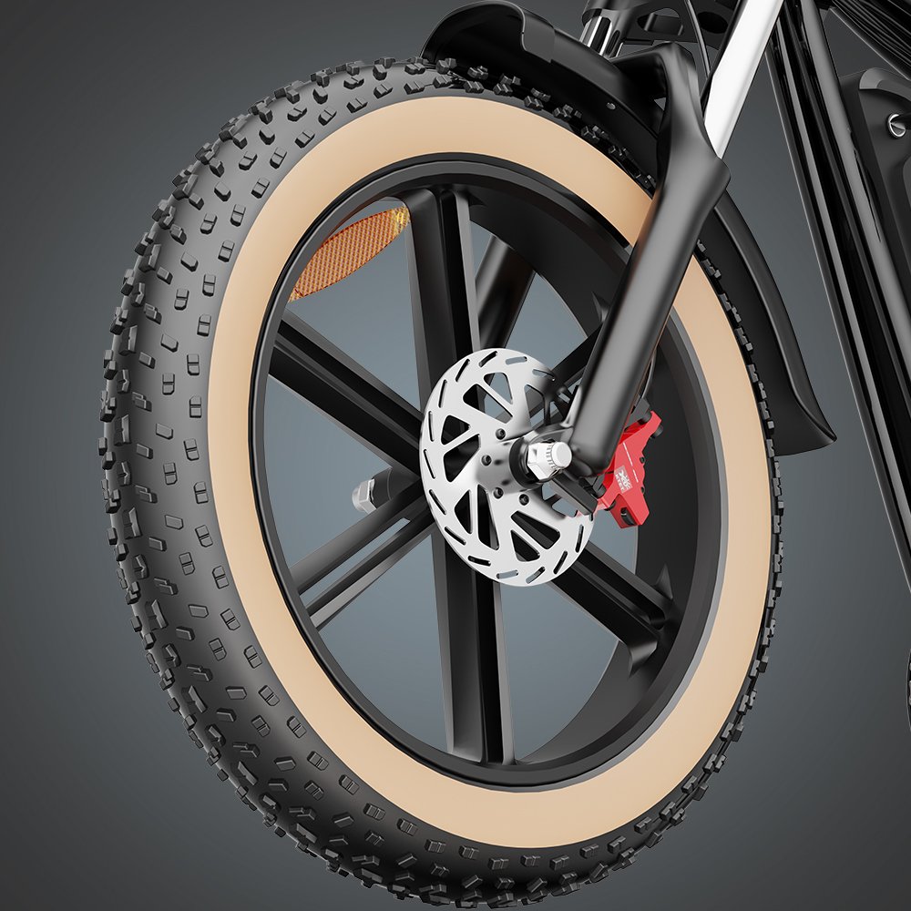 High-capacity Electric Bicycle Lithium Battery 48V Rear Hub Motor Brown Aluminum Alloy High Carbon Steel 5 -- 7 Hours 7 Speed