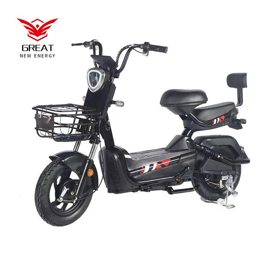 Factory Wholesale Electric Bicycle 350w 48v Adult Electric City Bike Lead-Acid Battery Two-Wheeled Electric Scooter