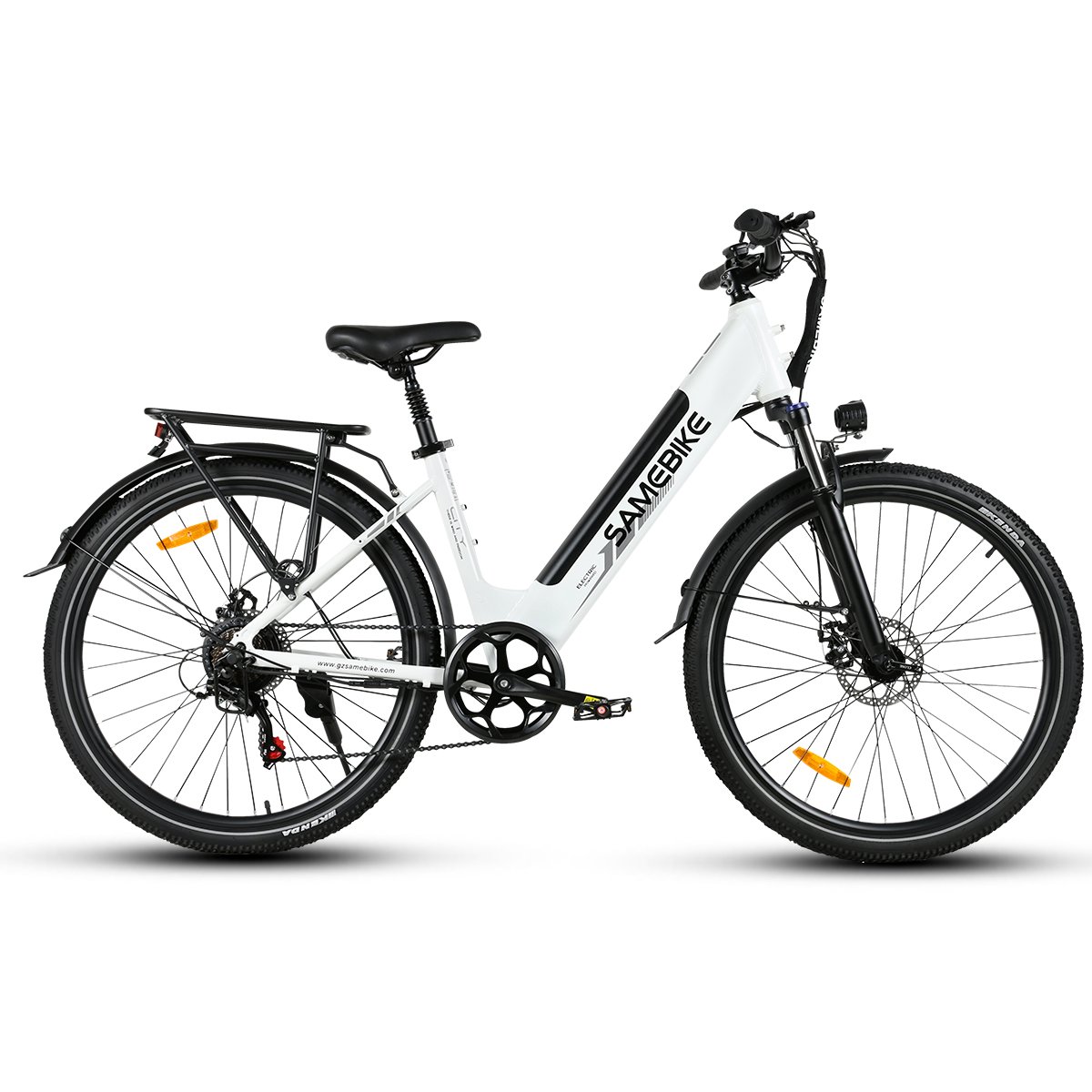 Fast Delivery 500W Electric City Bike All-Terrain Moped with 36V Integrated Lithium Battery Disc Brake System Rear Hub Motor