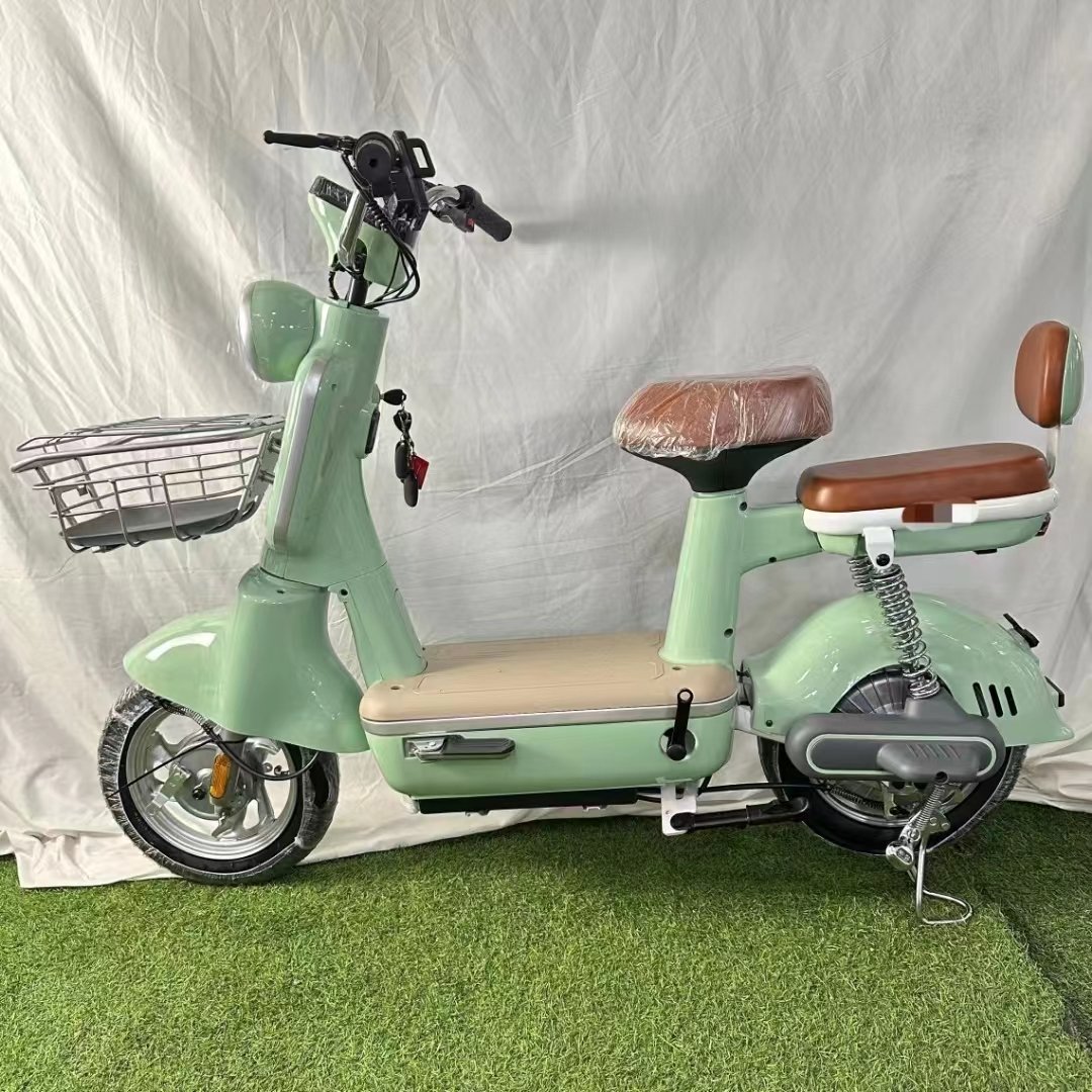 New Fashion Electric City Bike 350w Light Electric Bike 48v 500W Small Household 2 Wheel Moped Scooter E Cargo Bike for Adults