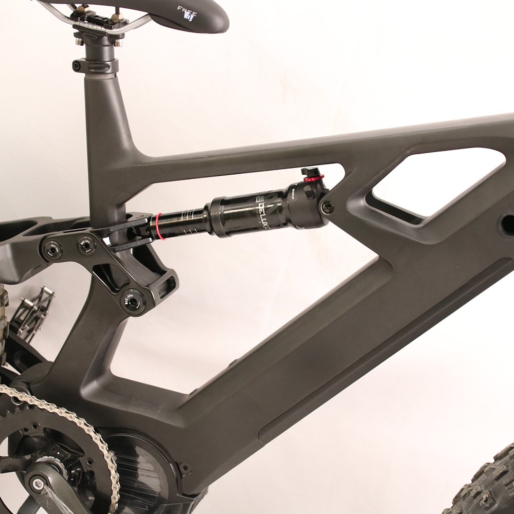 2024 full suspension carbon fibre fat ebike mid drive M620 electric mountain bike