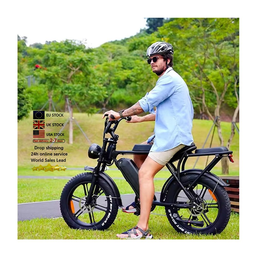 20 inch Electric Bicycle OUXI V8 4.0 Suspension Electric Bicycle Motor Electric Mountain Bike city City All Terrain E-bike