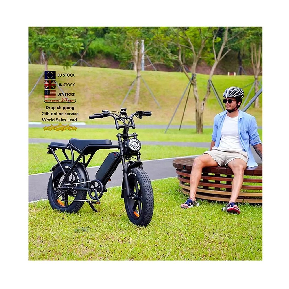 20 inch Electric Bicycle OUXI V8 4.0 Suspension Electric Bicycle Motor Electric Mountain Bike city City All Terrain E-bike