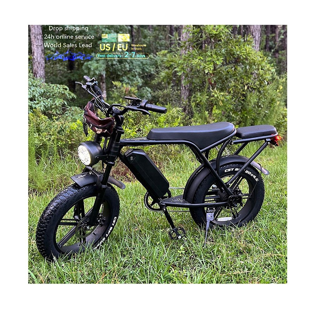 20 inch Electric Bicycle OUXI V8 4.0 Suspension Electric Bicycle Motor Electric Mountain Bike city City All Terrain E-bike