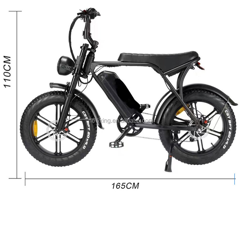 20 inch Electric Bicycle OUXI V8 4.0 Suspension Electric Bicycle Motor Electric Mountain Bike city City All Terrain E-bike