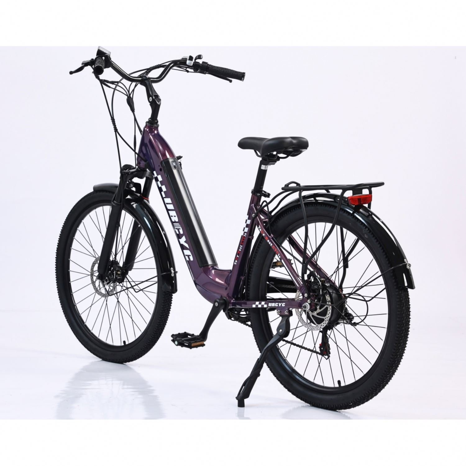 customized logo Lady's Electric City Bike 48V 250W Motor 26" Leisure Electric Bicycles LCD 48V 250W Motor Lithium battery