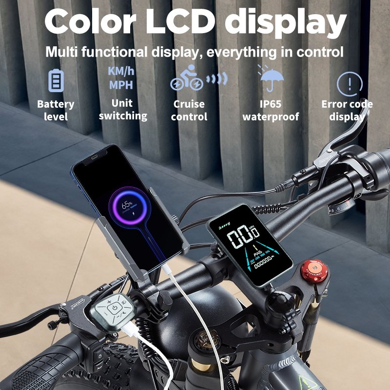2024 EU high quality 1000W 48V e-bike big fat tire 26inch off road emtb electric mountain bike full suspension adults fast 40kmh