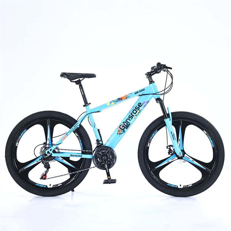 Made in China Carbon Steel 26 Sport Bike Mountain Bicycle for Adults 21 Speeds with Disc Brake Aluminum and Carbon Fibre Fork
