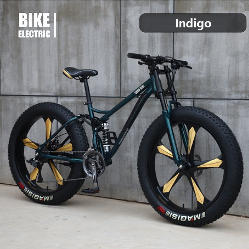 Boy And Girl Mountain Bike Student Variable Speed Off Road Vehicle Beach Super Wide Fat Tire Bike