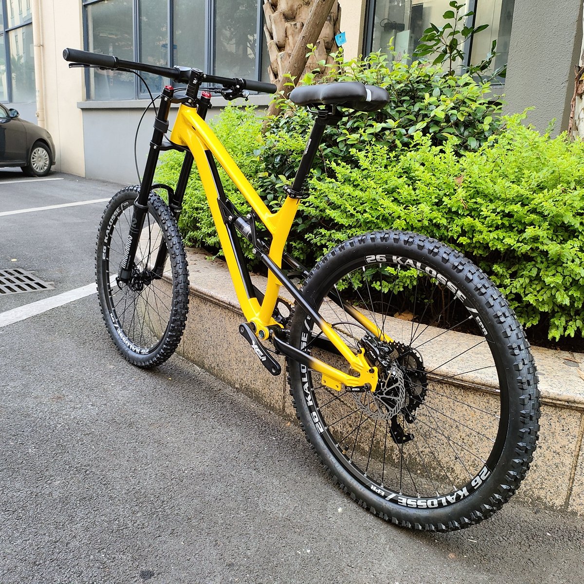 7 Bearings Hubs 11 Speed AM/XC Bike Air Front Fork Bicycle Hydraulic Brakes Mountain Bicycle Bike