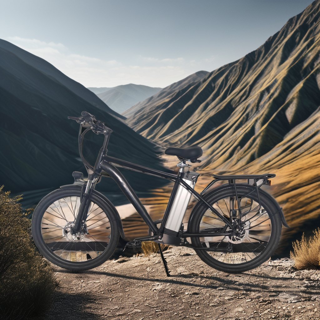 Aluminum Alloy Frame 7 Speed Electric Mountain Bike 48V 10AH Lithium Battery Electric Bicycle
