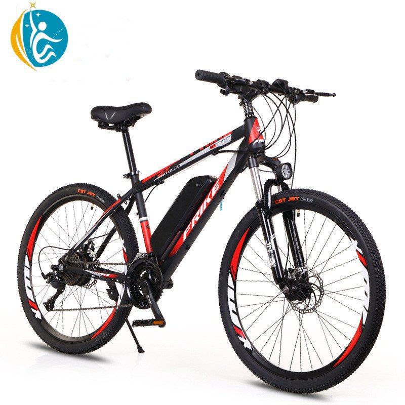 2024 Factory Price Men's Steel Mountain Bike 26 Inch Downhill Gear Electric City Bike Lithium electric mountain bike 21speed