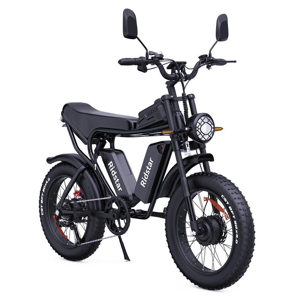 Ridstar Q20 PRO Dirt E Bike 2*1000W Motor Electric Dirt Bike 20 Inch Mountain Bike Off-Road 2000W