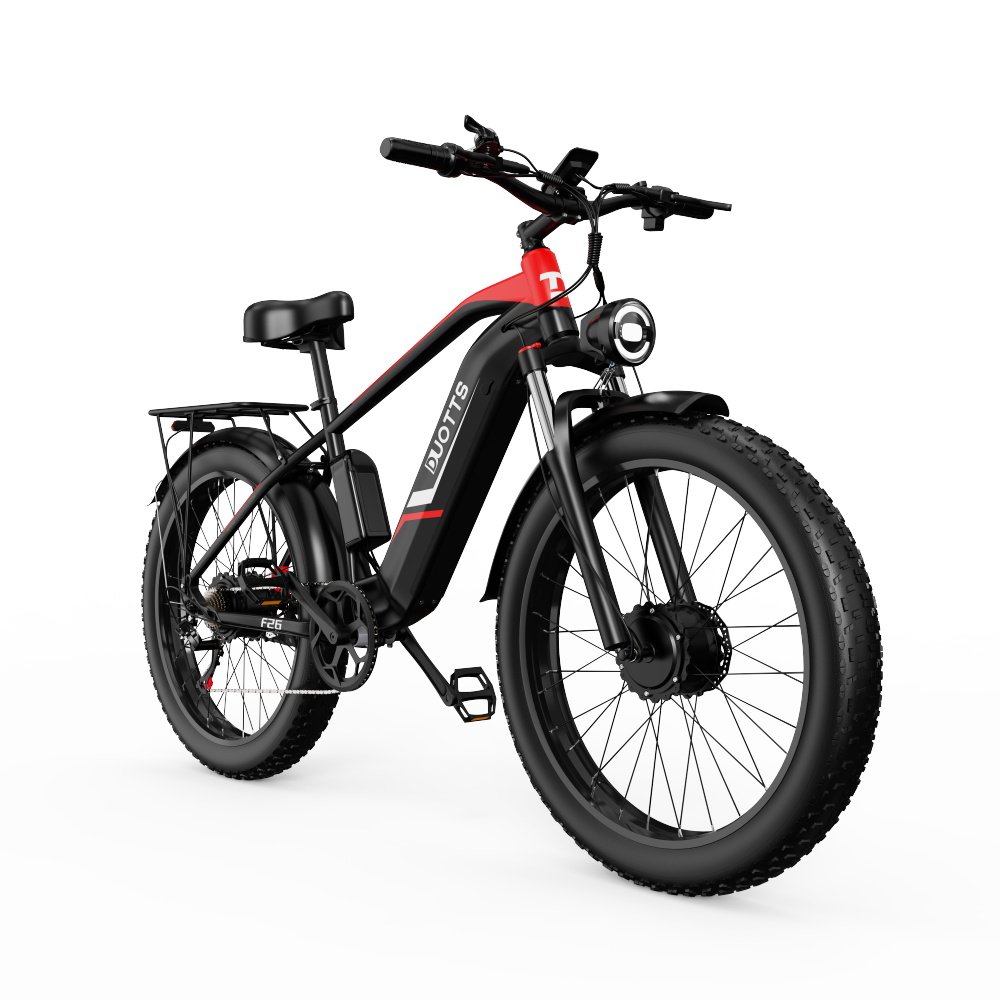 Hot sell High Quality E Bike with Pedals Dual Motor 26 inch Fat tireWholesale Fast Mountain Snow Bikes for Adults DUOTTS F26